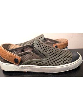 Osklen Tênis Mule Bossanova Mix Leather Slip On Shoe, Men Size 9.5